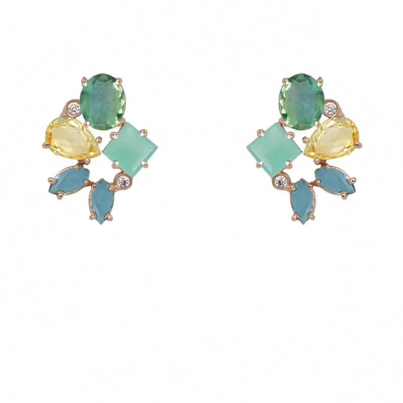 Amaal Aqua Studs