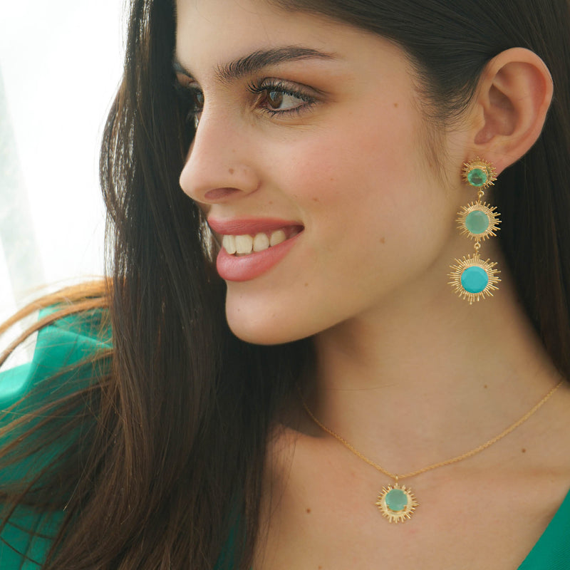 Aviva Star Burst Pendant